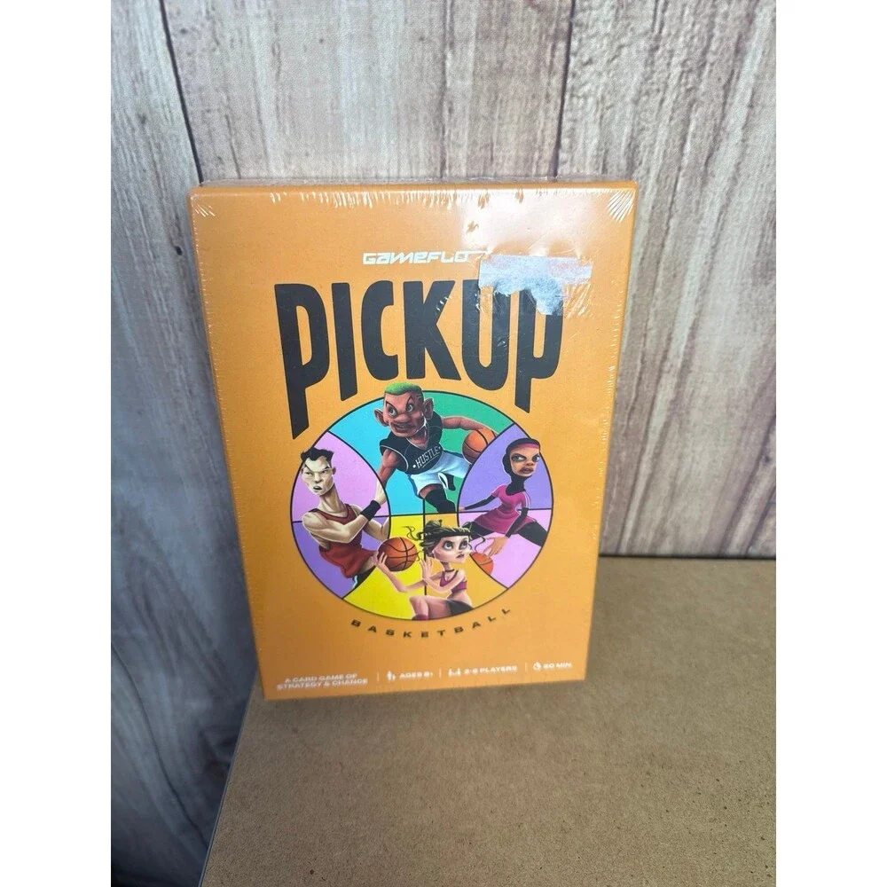 Gameflo Pickup Basketball A Card Game of Strategy and Chance Ages 8 P